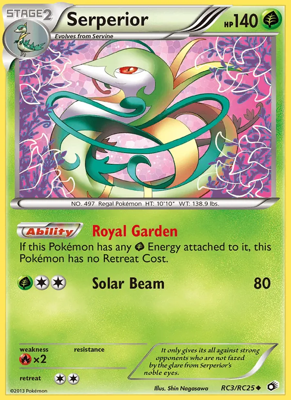 Serperior — Tesouros Lendários RC3