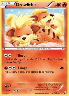 Growlithe — Tesouros Lendários RC4