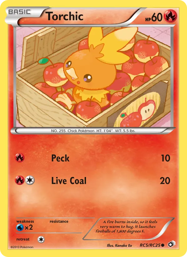 Torchic — Tesouros Lendários RC5
