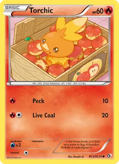 Torchic — Tesouros Lendários RC5