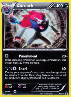 Zoroark — BW Black Star Promos BW19