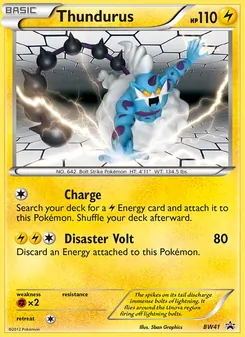 Thundurus — BW Black Star Promos BW41