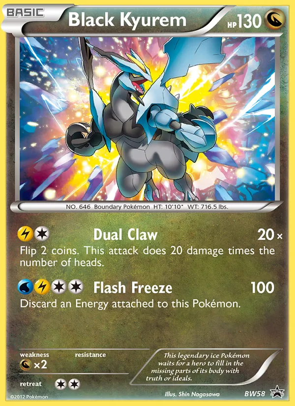 Kyurem Preto — BW Black Star Promos BW58