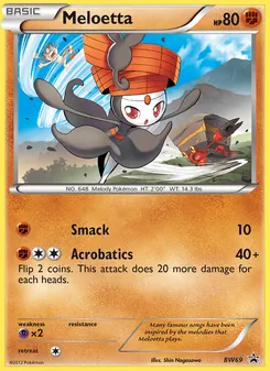 Meloetta — BW Black Star Promos BW69