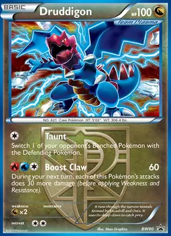 Druddigon — BW Black Star Promos BW80