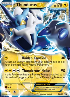 Thundurus-EX — BW Black Star Promos BW81