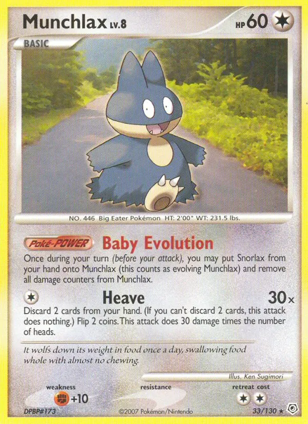 Munchlax — Diamante & Pérola 33
