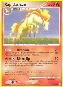 Rapidash — Diamante & Pérola 59