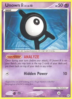 Unown A — Diamante & Pérola 65