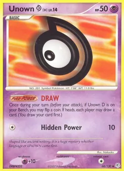 Unown D — Diamante & Pérola 68