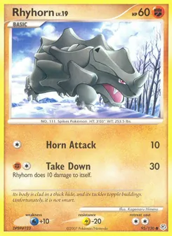 Rhyhorn — Diamante & Pérola 95