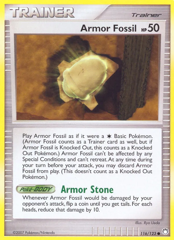 Armor Fossil — Tesouros Misteriosos 116