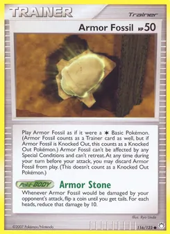 Armor Fossil — Tesouros Misteriosos 116