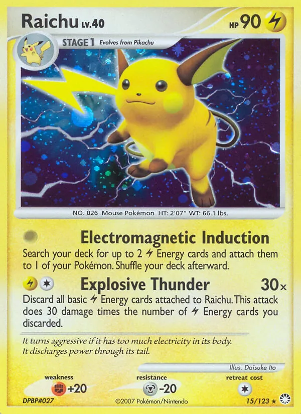 Raichu — Tesouros Misteriosos 15