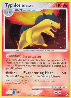 Typhlosion — Tesouros Misteriosos 16