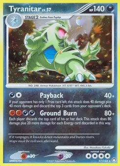 Tyranitar — Tesouros Misteriosos 17