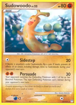 Sudowoodo — Tesouros Misteriosos 35