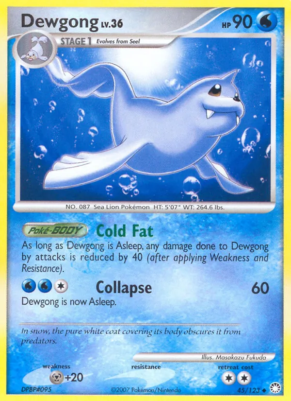 Dewgong — Tesouros Misteriosos 45