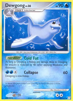 Dewgong — Tesouros Misteriosos 45