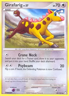 Girafarig — Tesouros Misteriosos 49