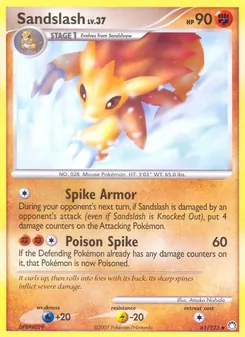Sandslash — Tesouros Misteriosos 61