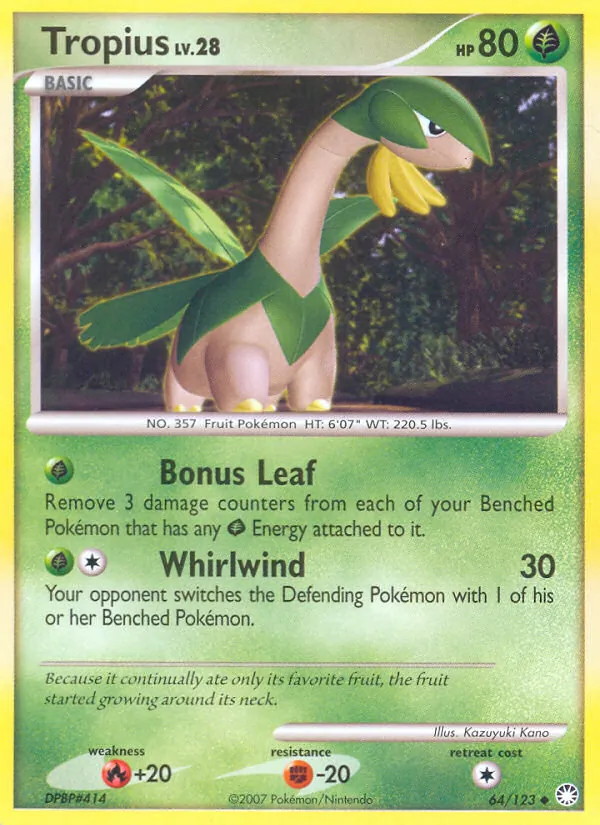Tropius — Tesouros Misteriosos 64