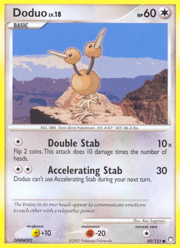 Doduo — Tesouros Misteriosos 80