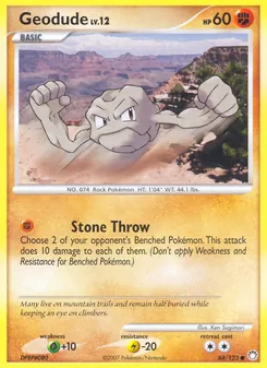 Geodude — Tesouros Misteriosos 84