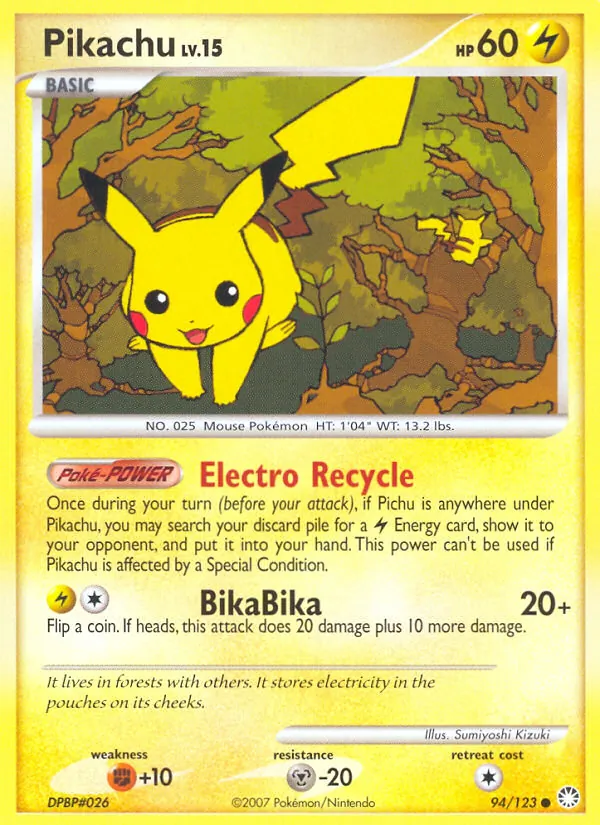 Pikachu — Tesouros Misteriosos 94