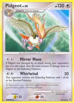 Pidgeot — Maravilhas Secretas 35