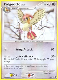 Pidgeotto — Maravilhas Secretas 58