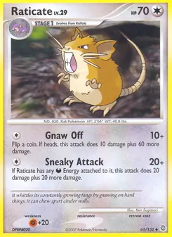 Raticate — Maravilhas Secretas 61