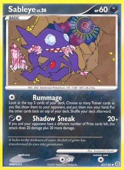 Sableye — Maravilhas Secretas 63