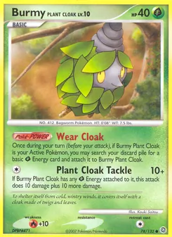 Burmy Plant Cloak — Maravilhas Secretas 78