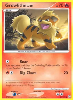 Growlithe — Maravilhas Secretas 89