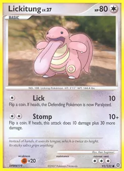 Lickitung — Maravilhas Secretas 91