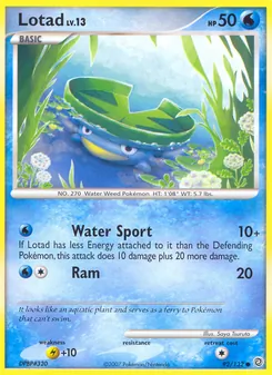 Lotad — Maravilhas Secretas 92