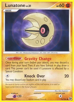 Lunatone — Great Encounters 76
