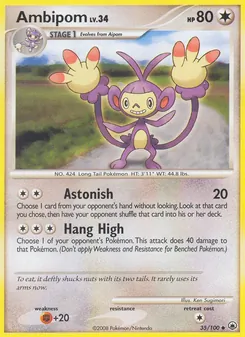 Ambipom — Majestic Dawn 35