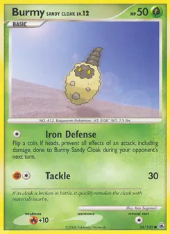 Burmy Sandy Cloak — Majestic Dawn 54