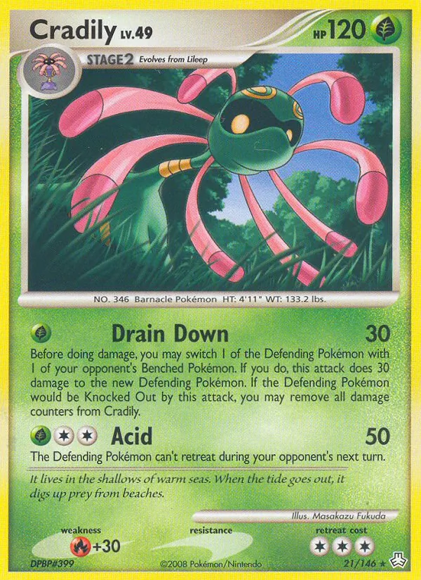 Cradily — Legends Awakened 21
