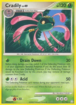 Cradily — Legends Awakened 21