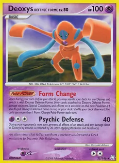 Deoxys Defense Forme — Legends Awakened 25