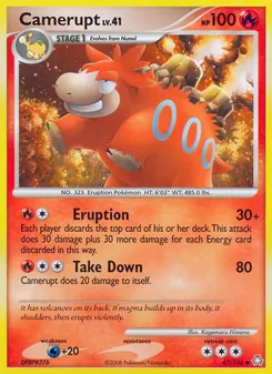 Camerupt — Legends Awakened 47