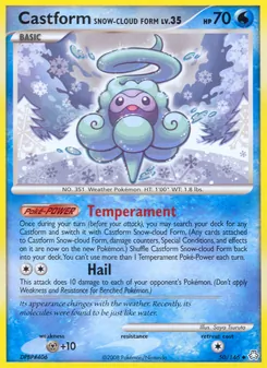 Castform Snow-cloud Form — Legends Awakened 50