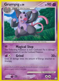 Grumpig — Legends Awakened 56