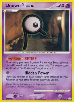 Unown R — Legends Awakened 77
