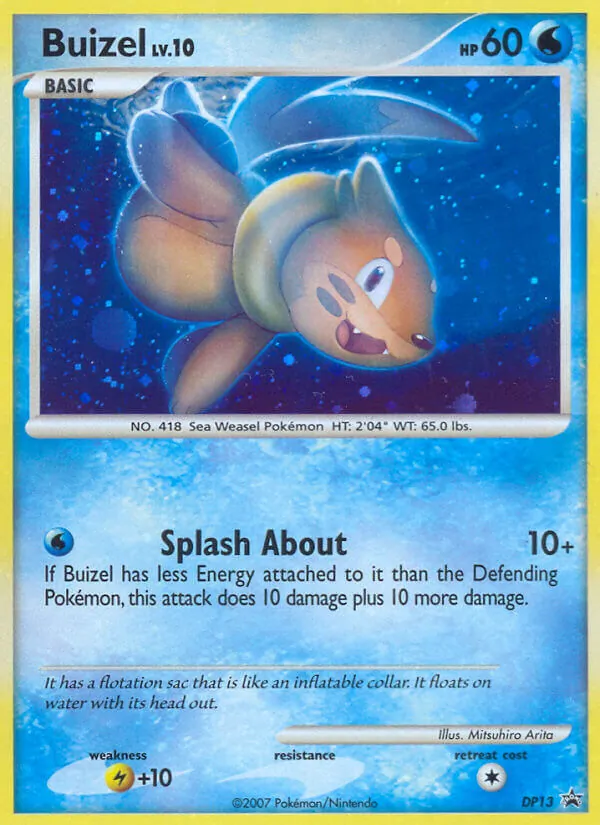 Buizel — DP Black Star Promos DP13
