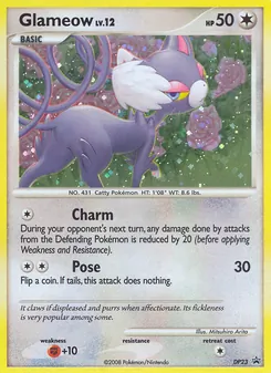 Glameow — DP Black Star Promos DP23