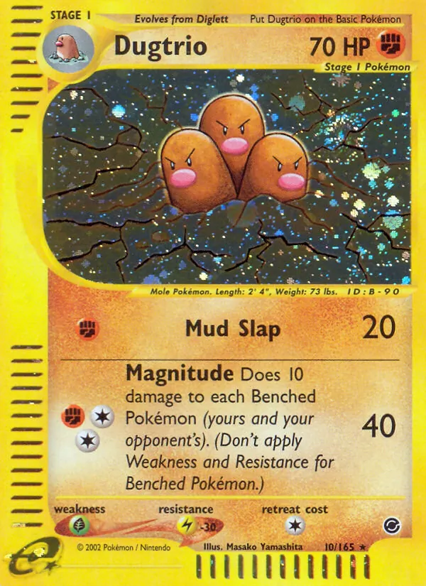 Dugtrio — Expedition Base Set 10